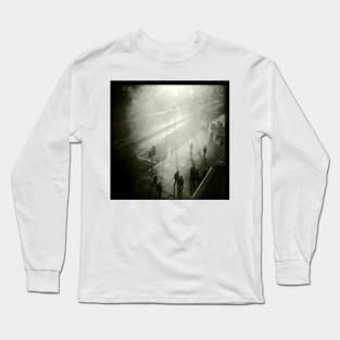 Long Shadows on Princes Street in Edinburgh Long Sleeve T-Shirt